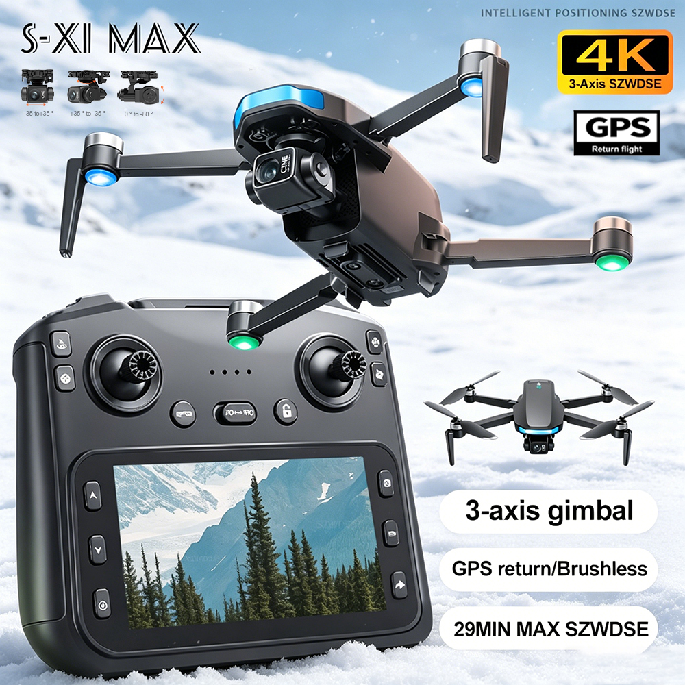 Drone Camera Professional - New S-X1 MAX Drone GPS 8K