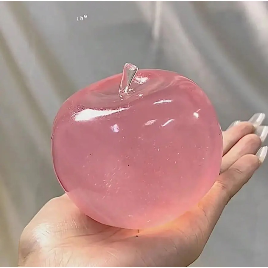 Drone Camera Stabilized - A Soft Pastel-Colored Crystal Ball With