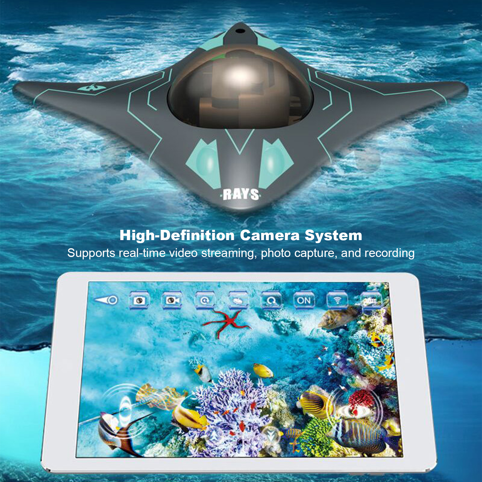 RC Boat with Camera App Contro - Drone Camera Waterproof บทวิจารณ์และราคา