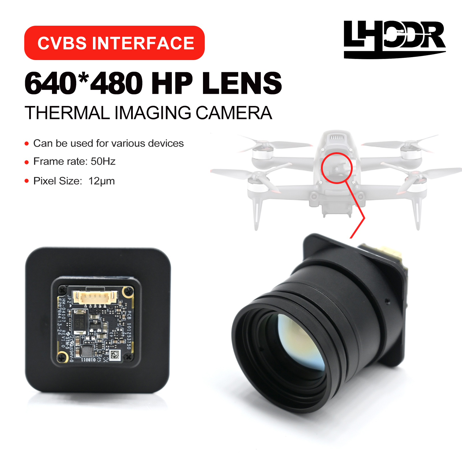 30mm 640x480 pix Drone thermal - Drone Camera Thermal บทวิจารณ์และราคา