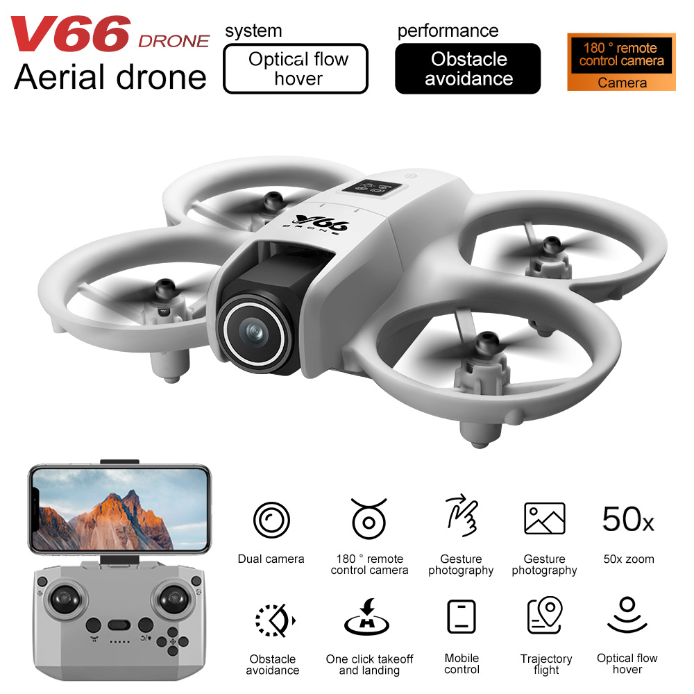 New V66 Mini Drone HD Camera 4 - Drone Camera Night Vision บทวิจารณ์และราคา