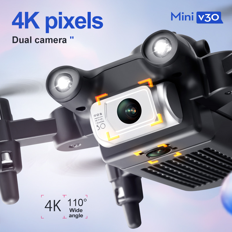Mini V30 WiFi FPV Drone With 4 - Drone Camera Night Vision บทวิจารณ์และราคา
