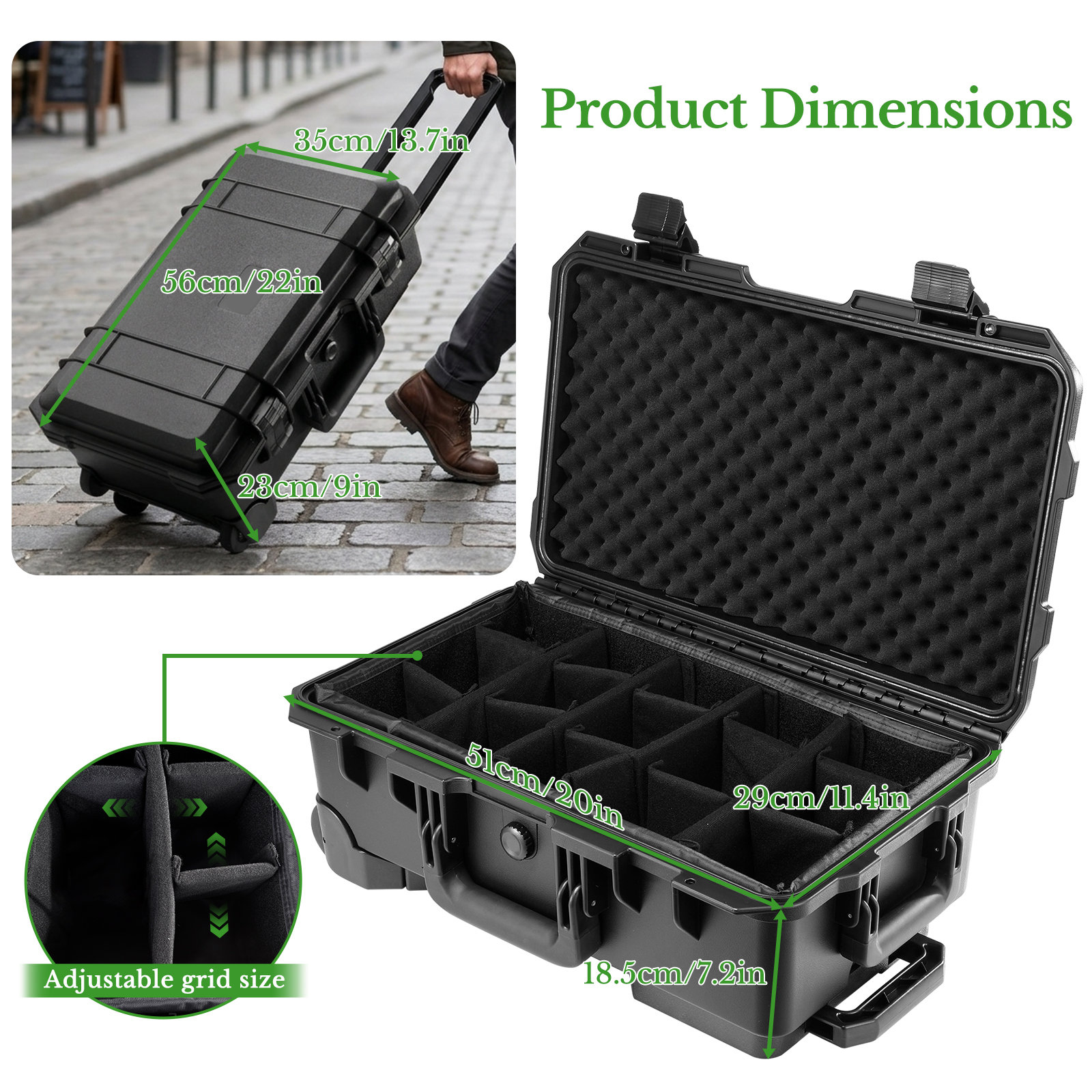 Professional Large Hard Rollin - Drone Camera Waterproof บทวิจารณ์และราคา