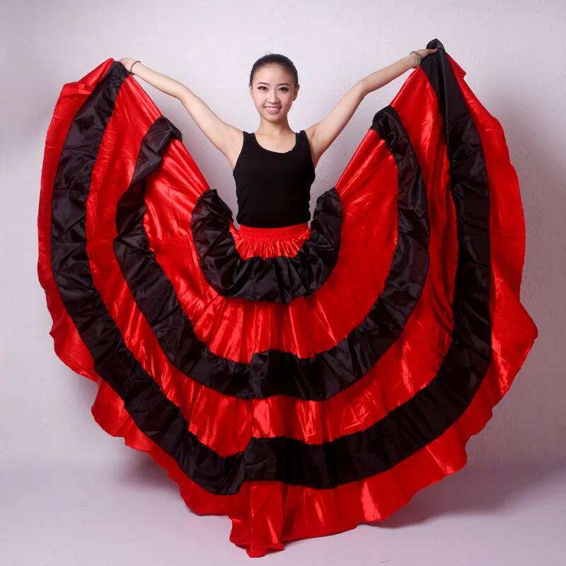 Skirt Gypsy Woman Spanish Flam - Drone Camera Stabilized บทวิจารณ์และราคา