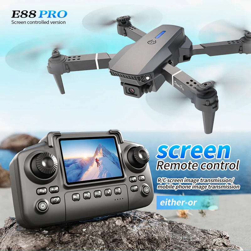 Professional E88 PRO Drone wit - Drone Camera Professional บทวิจารณ์และราคา