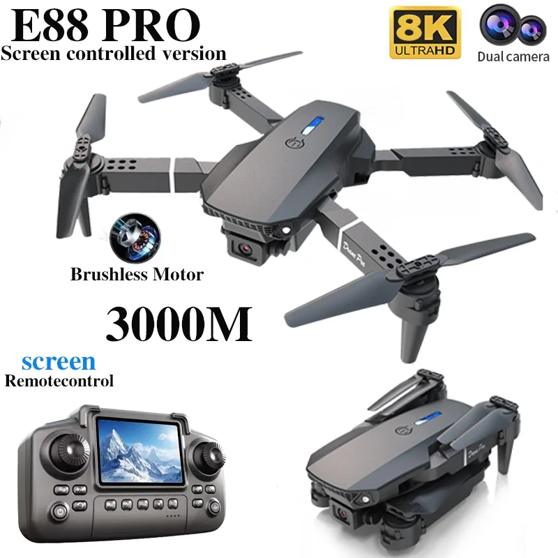 Professional E88 PRO Drone wit - Drone Camera Professional บทวิจารณ์และราคา