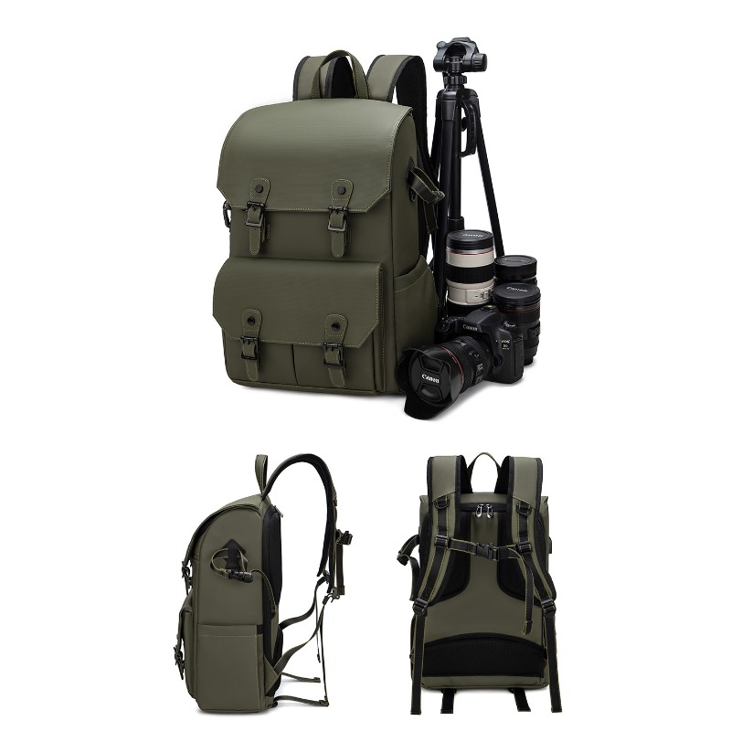SLR double shoulder camera bag - Drone Camera Waterproof บทวิจารณ์และราคา