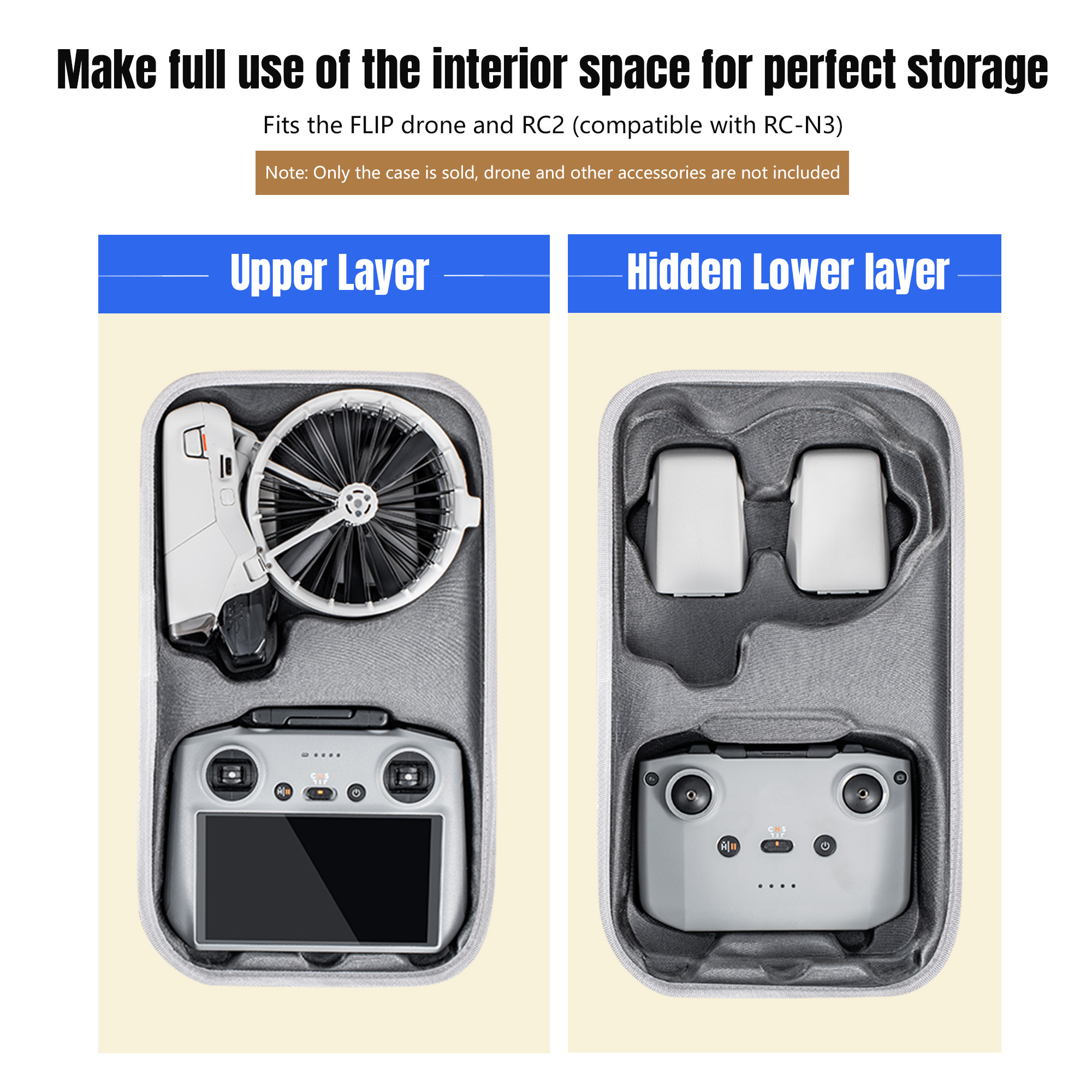 Carrying Case For DJI Flip All - Drone Camera Vlog บทวิจารณ์และราคา