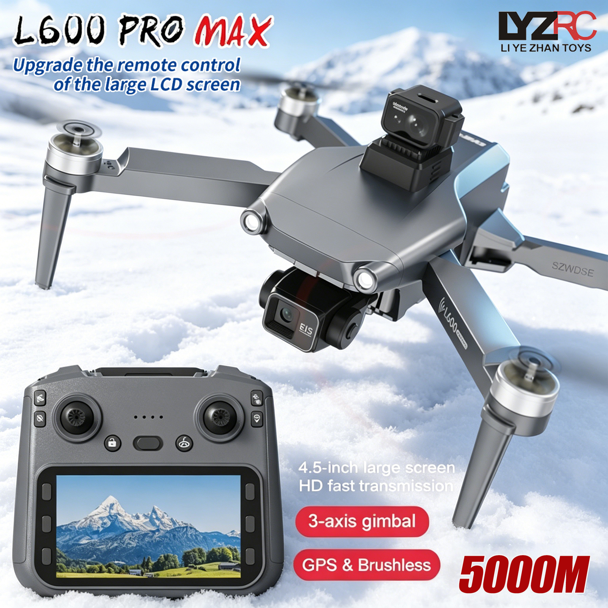 L600 MAX GPS Drone Professiona - Drone Camera Professional บทวิจารณ์และราคา