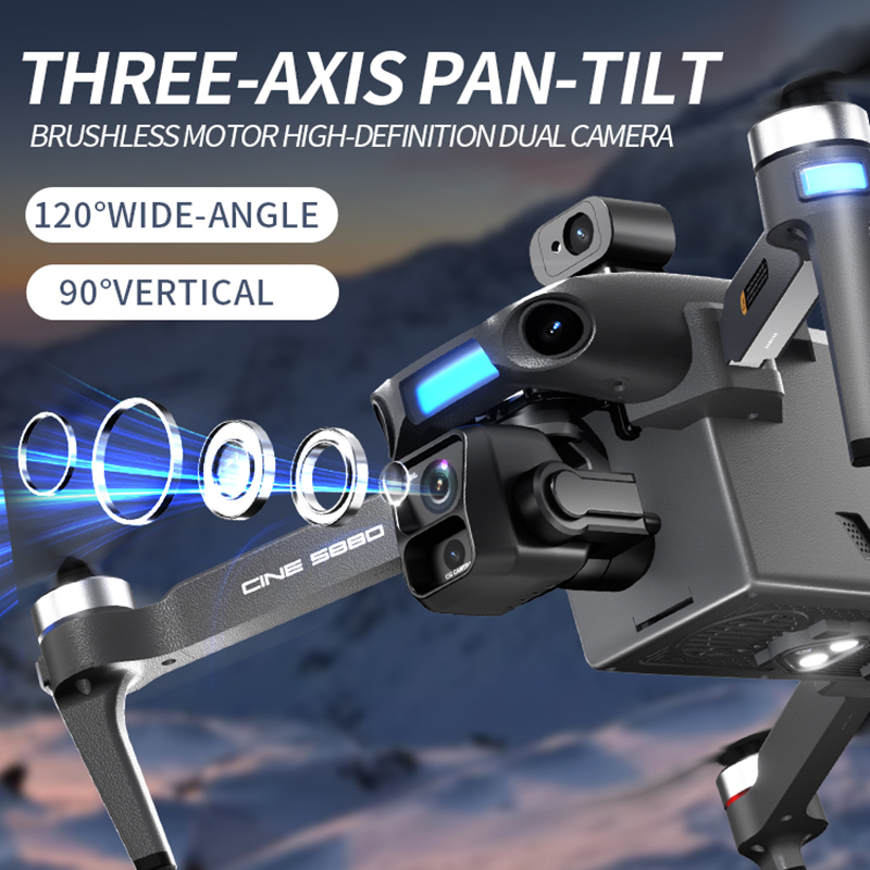2026 New 8K Dual Camera Drone  - Drone Camera Night Vision บทวิจารณ์และราคา