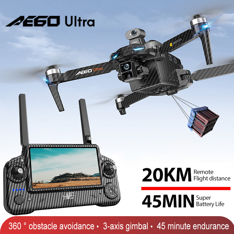 AE60 GPS Drone Professional 8K - Drone Camera Night Vision บทวิจารณ์และราคา