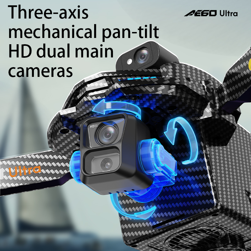 AE60 GPS Drone Professional 8K - Drone Camera Night Vision บทวิจารณ์และราคา