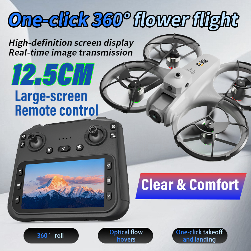 ES800PRO Drones 12.5CM Screen  - Drone Camera Vlog บทวิจารณ์และราคา