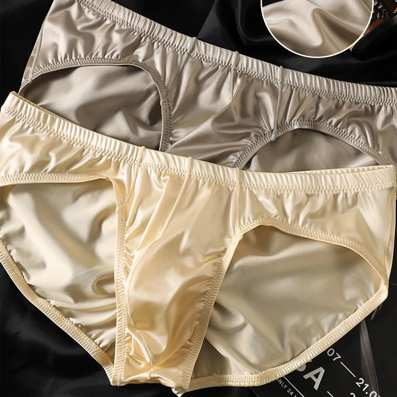 4pcs Mens Briefs Shinny Satin  - Drone Camera Stabilized บทวิจารณ์และราคา