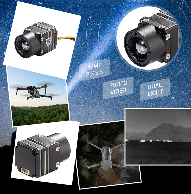 New Arrival 640x512 FPV Drone  - Drone Camera Thermal บทวิจารณ์และราคา