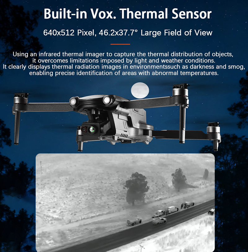 New Arrival 640x512 FPV Drone  - Drone Camera Thermal บทวิจารณ์และราคา